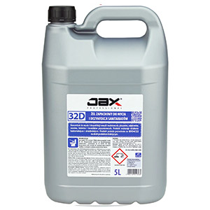 Zdjęcie JAX 32D Professional Żel zapachowy do mycia i dezynfekcji sanitariatów 5l