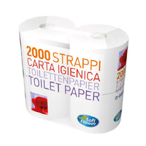 Zdjęcie Papier toaletowy konsumencki 1 paczka ( 4 rolki po <strong>60m</strong>)